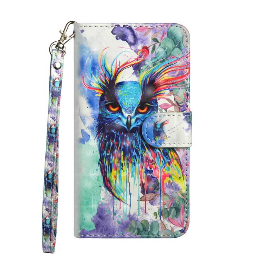 Flip Case Für Huawei P Smart 2024 Aquarellvogel