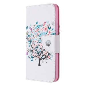 Flip Case Für Huawei P Smart 2024 Blumiger Baum