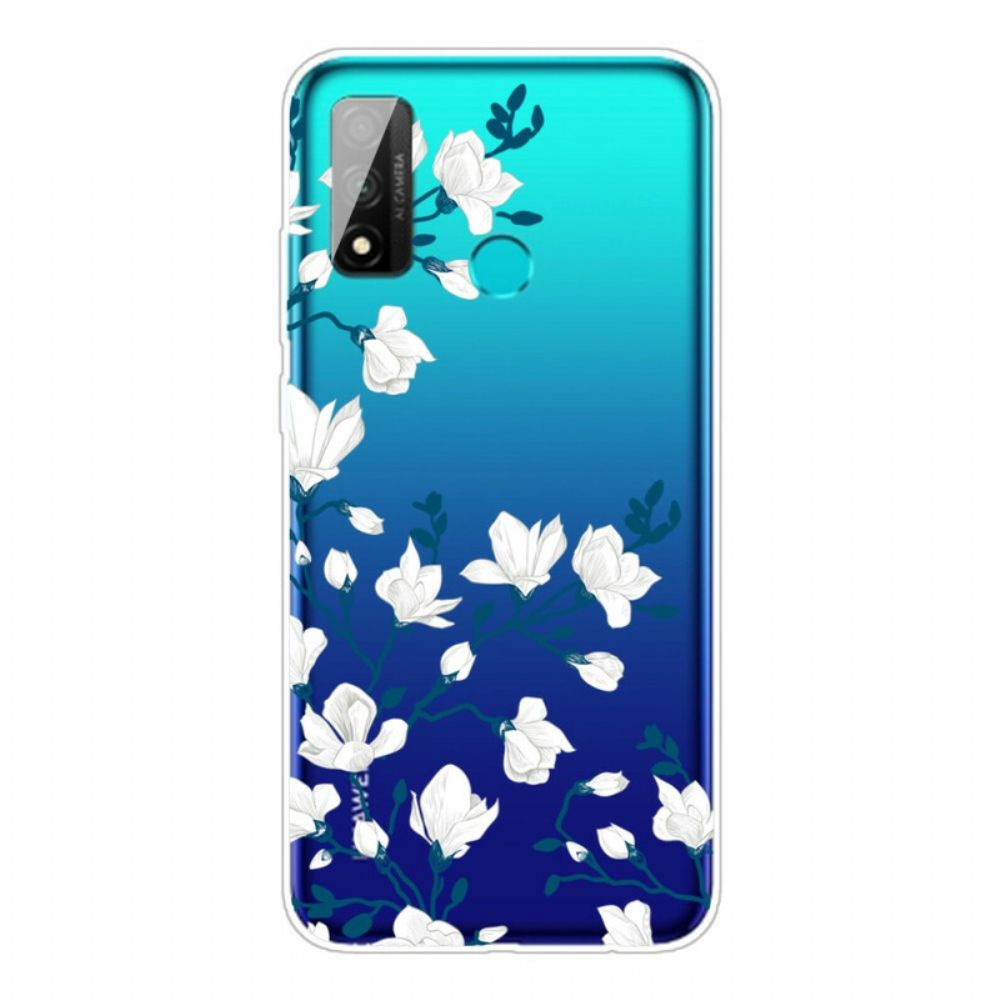 Hülle Für Huawei P Smart 2024 Weiße Blumen