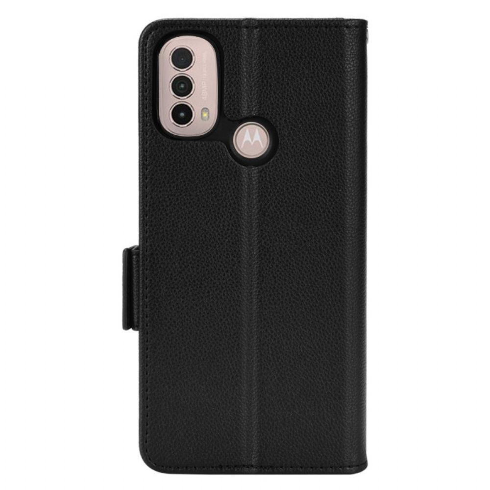 Flip Case Für Moto E40 / E30 / E20 Flip Case Doppelte Neue Farbklappe