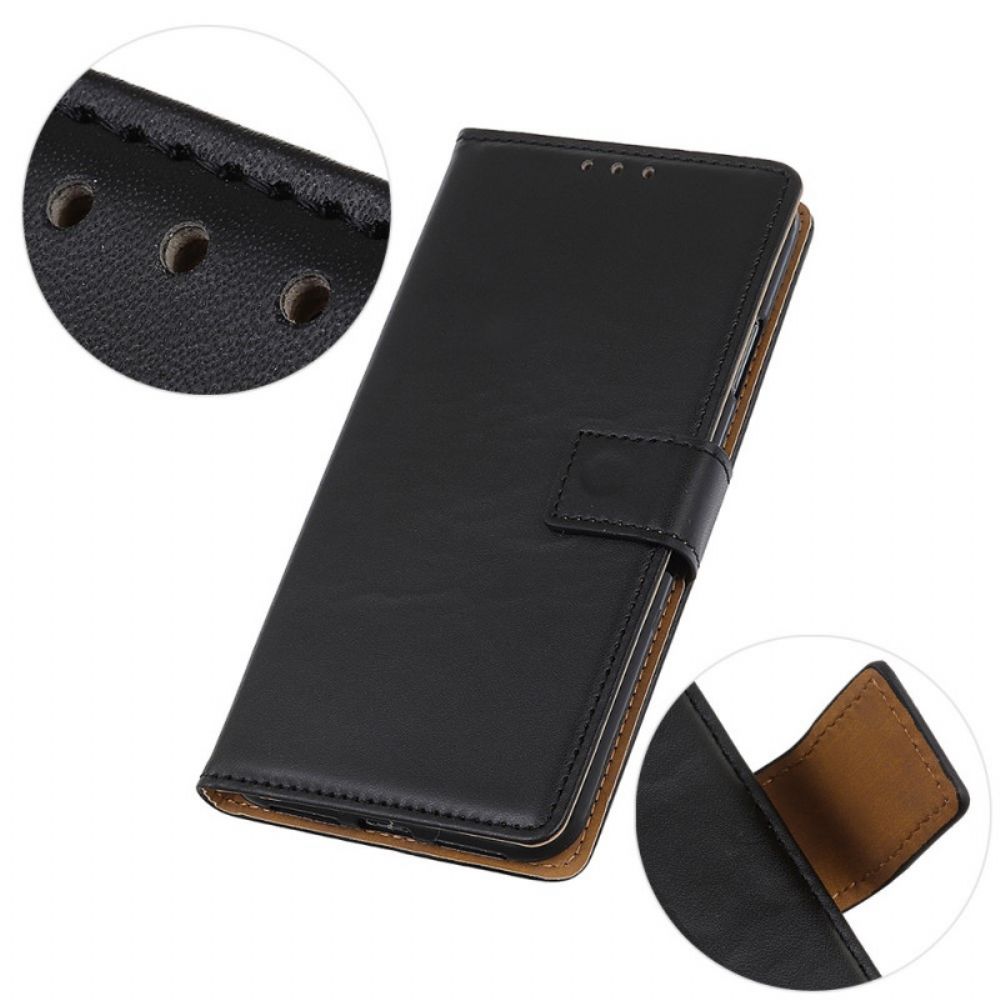 Flip Case Für Moto E40 / E30 / E20 Einfaches Kunstleder