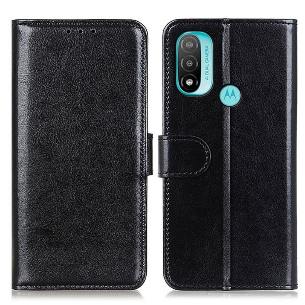 Flip Case Für Moto E40 / E30 / E20 Eisige Feinheit