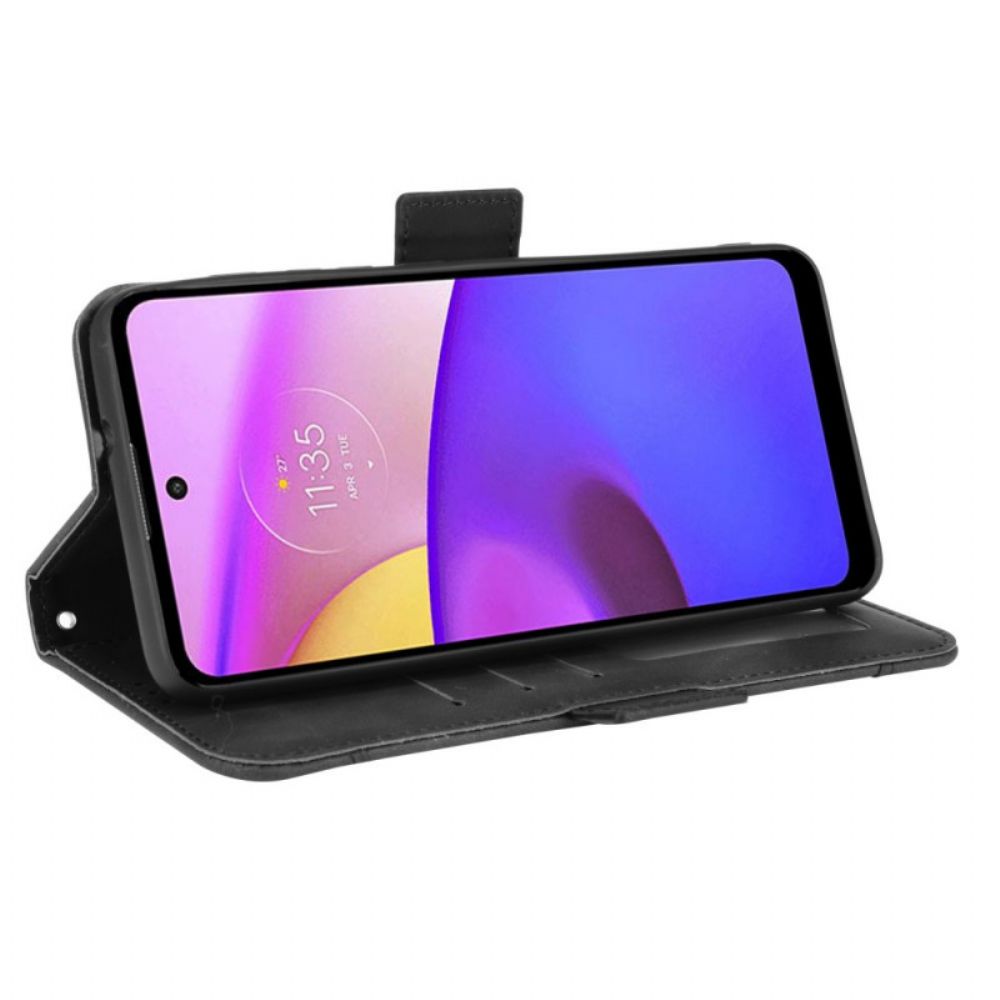 Flip Case Für Moto E40 / E30 / E20 Erstklassige Multi-karte