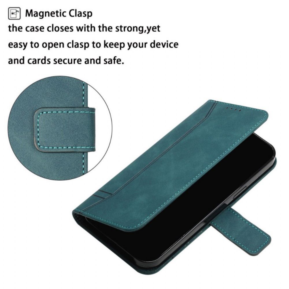 Flip Case Für Moto E40 / E30 / E20 Lächeln Mit Lanyard