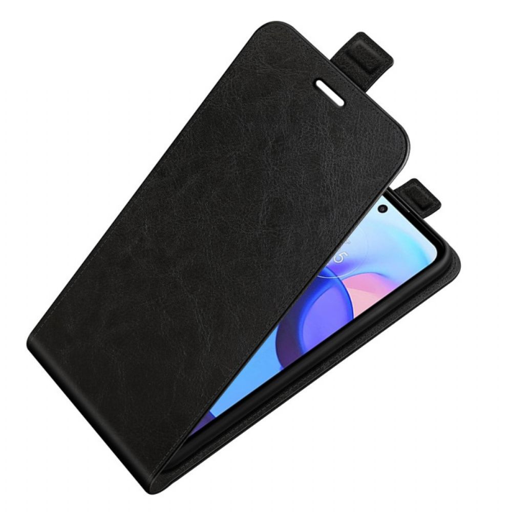 Lederhüllen Für Moto E40 / E30 / E20 Flip Case Retro-faltung