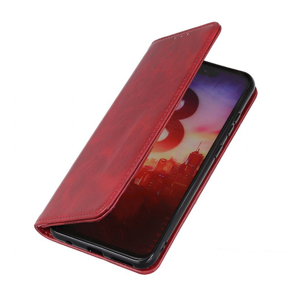 Schutzhülle Für Moto E40 / E30 / E20 Flip Case Elegance Spaltleder