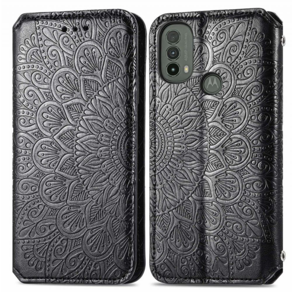 Schutzhülle Für Moto E40 / E30 / E20 Flip Case Mandalas