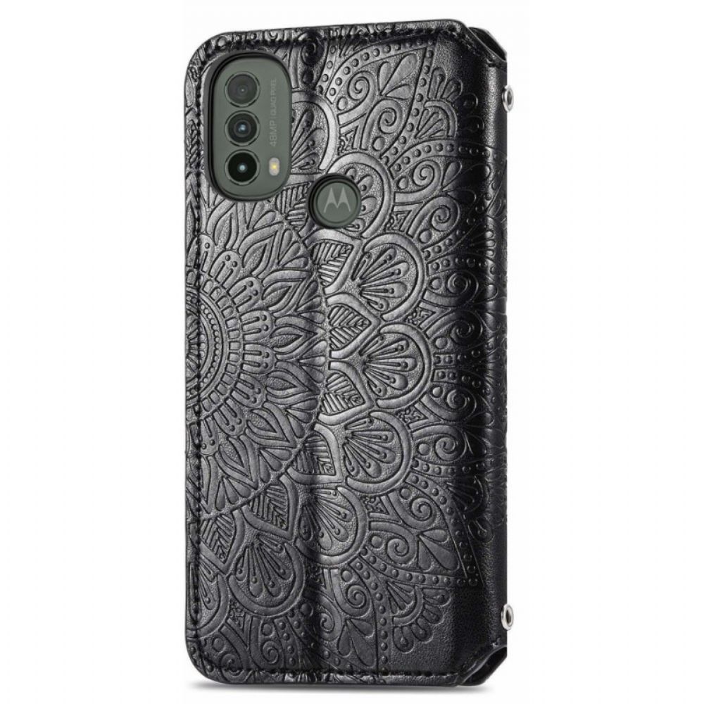 Schutzhülle Für Moto E40 / E30 / E20 Flip Case Mandalas