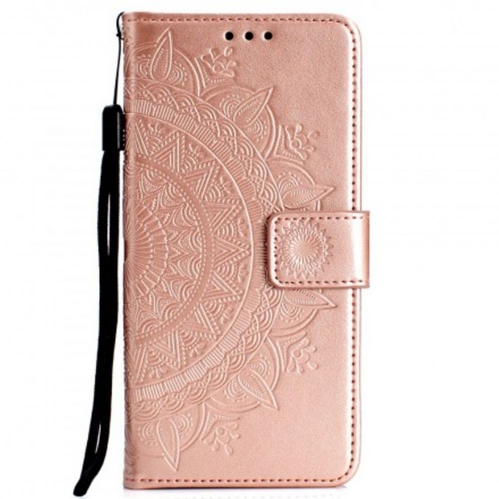 Flip Case Für Huawei P30 Pro Sonnen-mandala