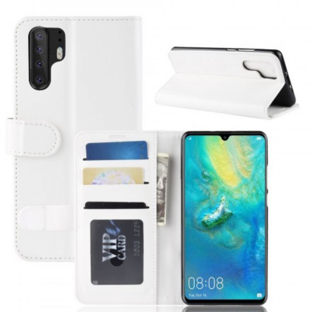 Flip Case Für Huawei P30 Pro Ultra Kunstleder