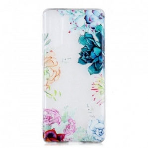 Handyhülle Für Huawei P30 Pro Nahtlose Aquarellblumen