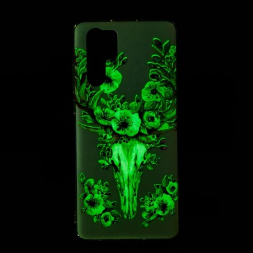 Hülle Für Huawei P30 Pro Fluoreszierender Blütenelch