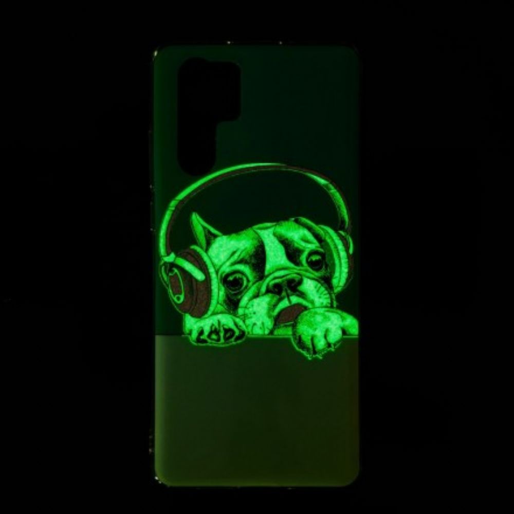 Hülle Für Huawei P30 Pro Fluoreszierender Hund