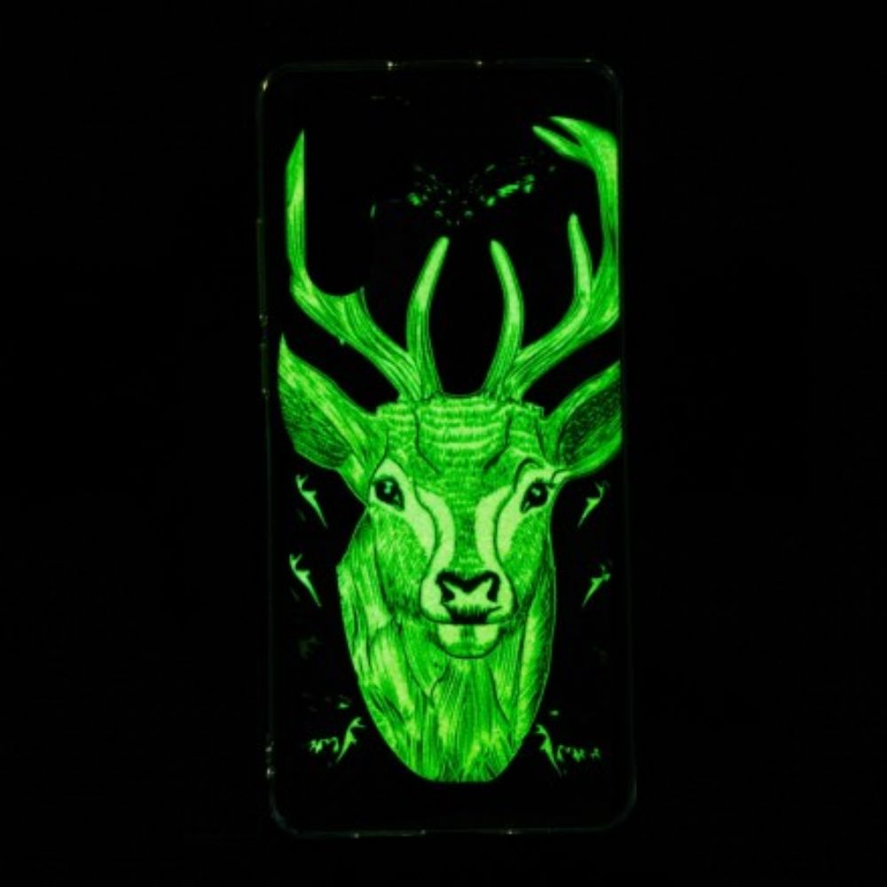 Hülle Für Huawei P30 Pro Fluoreszierender Majestätischer Hirsch