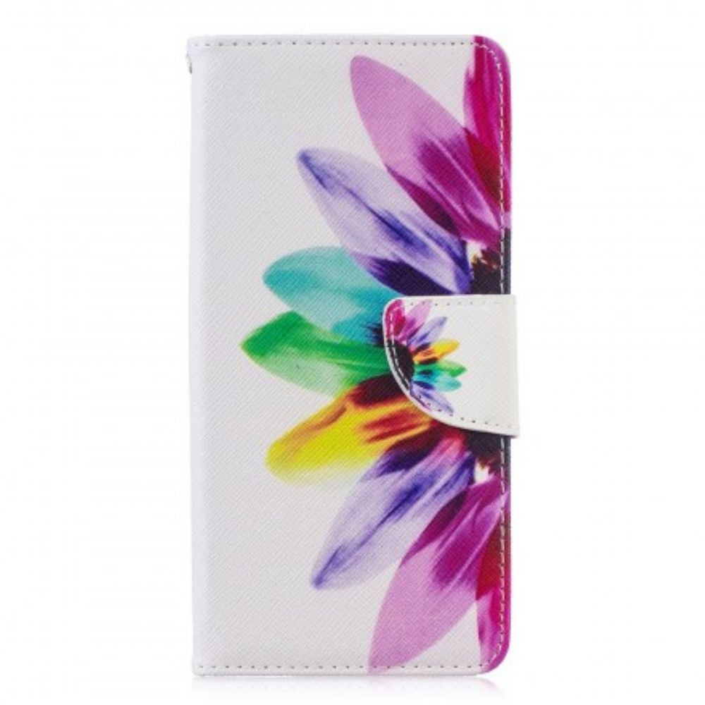 Lederhüllen Für Huawei P30 Pro Aquarell Blume