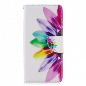 Lederhüllen Für Huawei P30 Pro Aquarell Blume