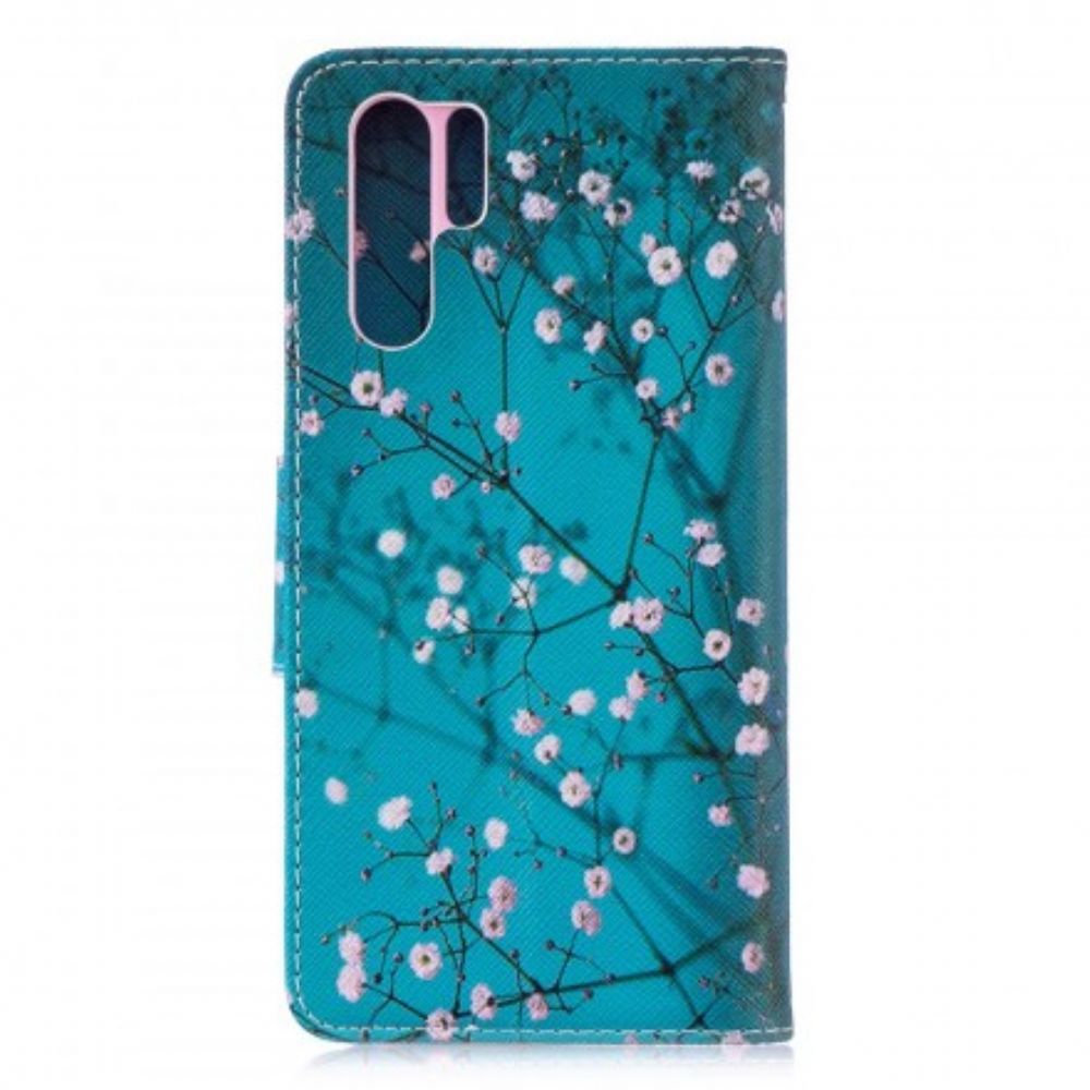 Lederhüllen Für Huawei P30 Pro Blühender Baum