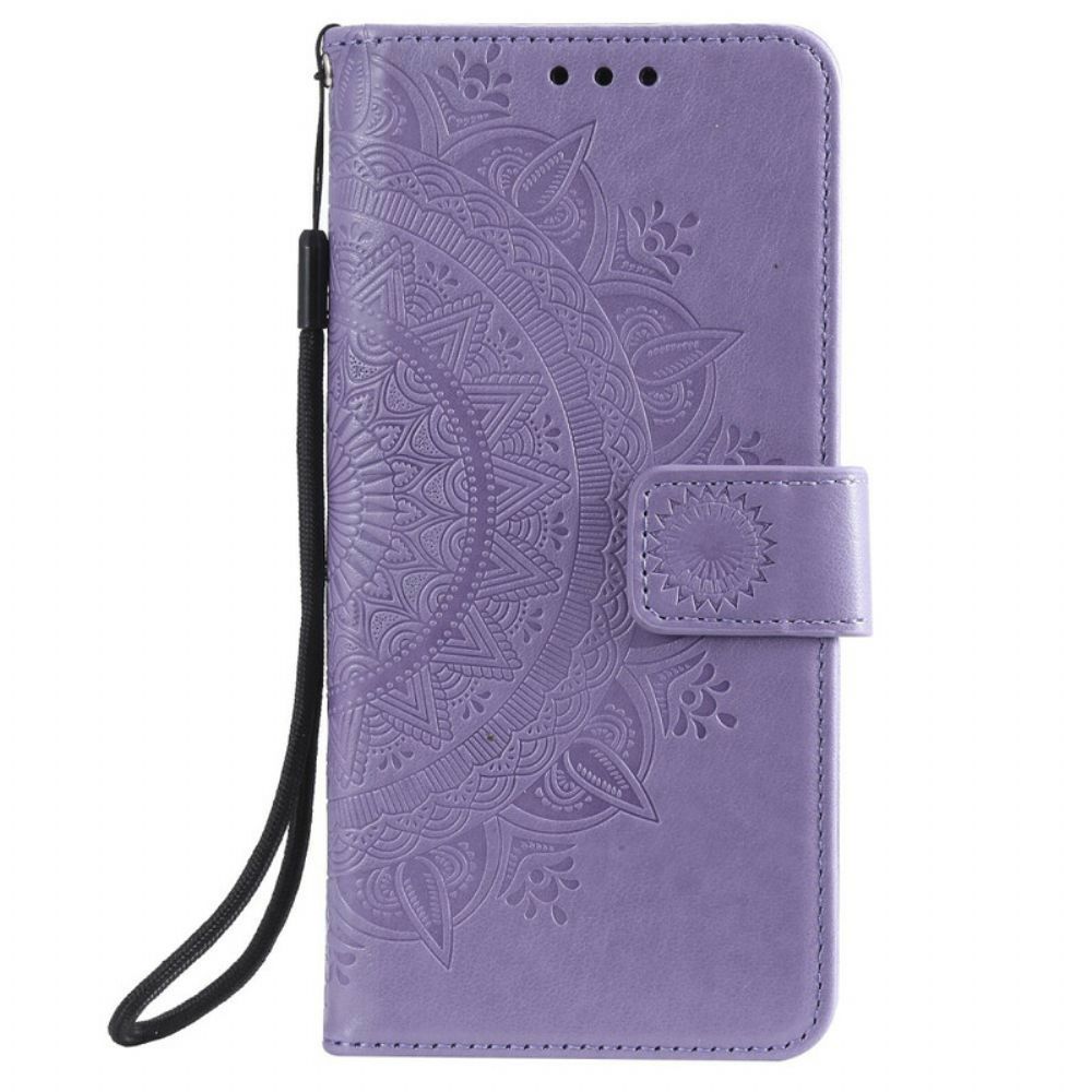 Flip Case Für Xiaomi Mi 9T / Mi 9T Pro Sonnen-mandala