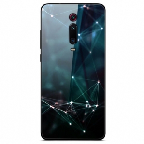 Handyhülle Für Xiaomi Mi 9T / Mi 9T Pro Gehärtetes Glas In Abstrakten Farben