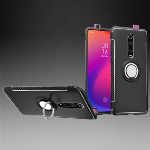 Handyhülle Für Xiaomi Mi 9T / Mi 9T Pro Kohlefaser-magnetring