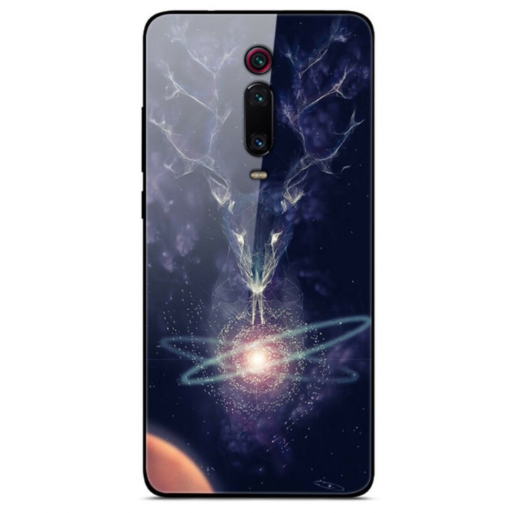 Handyhülle Für Xiaomi Mi 9T / Mi 9T Pro Star Deer Gehärtetes Glas