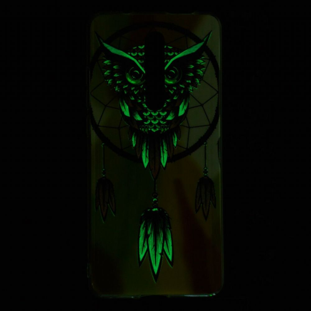 Hülle Für Xiaomi Mi 9T / Mi 9T Pro Fluoreszierender Eulen-traumfänger