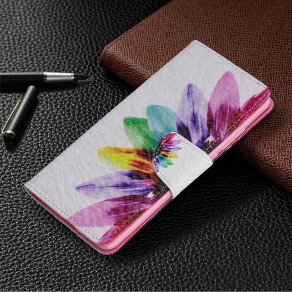 Lederhüllen Für Xiaomi Mi 9T / Mi 9T Pro Aquarell Blume