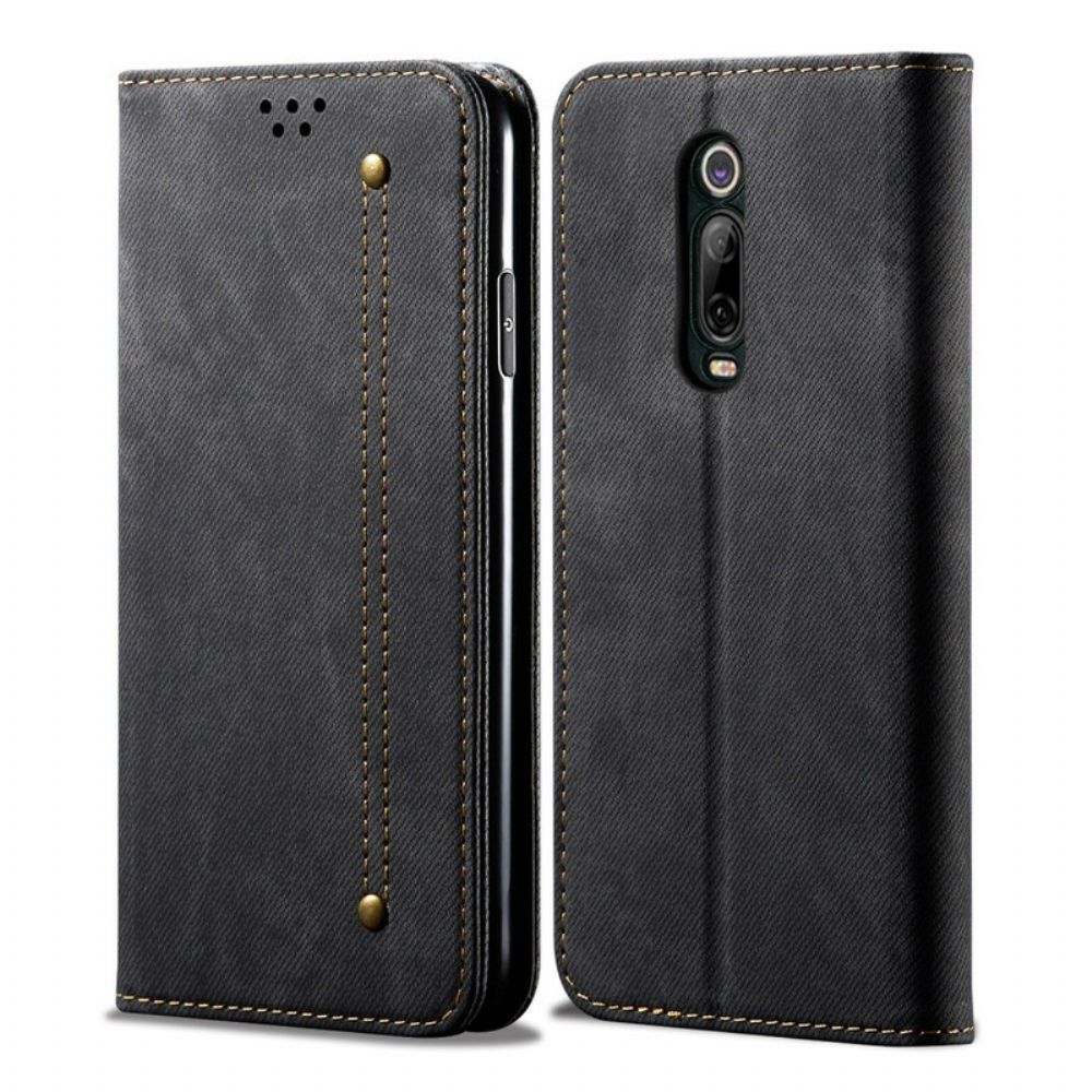 Schutzhülle Für Xiaomi Mi 9T / Mi 9T Pro Flip Case Jeansstoff