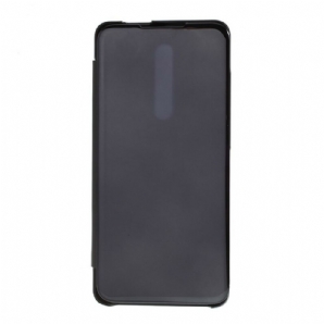 Schutzhülle Für Xiaomi Mi 9T / Mi 9T Pro Flip Case Spiegel- Und Ledereffekt