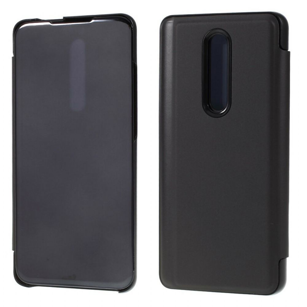 Schutzhülle Für Xiaomi Mi 9T / Mi 9T Pro Flip Case Spiegel- Und Ledereffekt