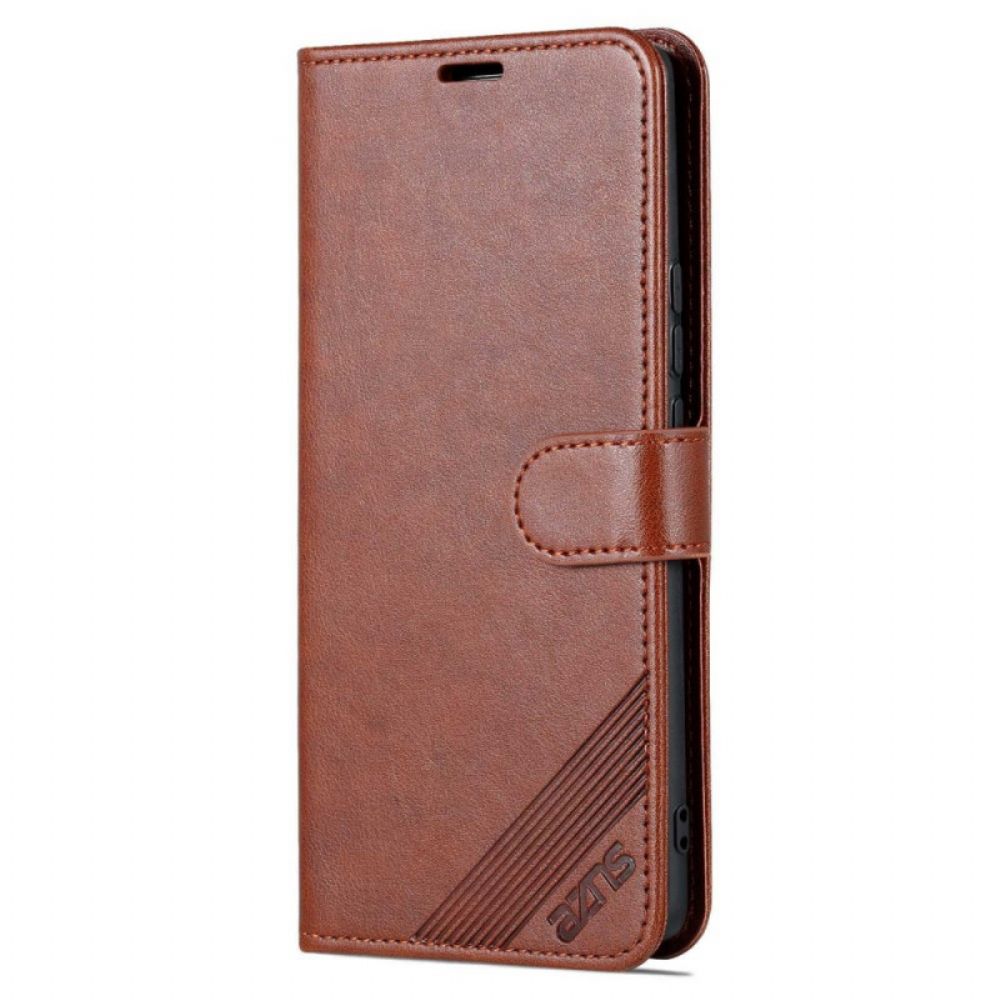 Flip Case Für Vivo X80 Pro Azns Kunstleder