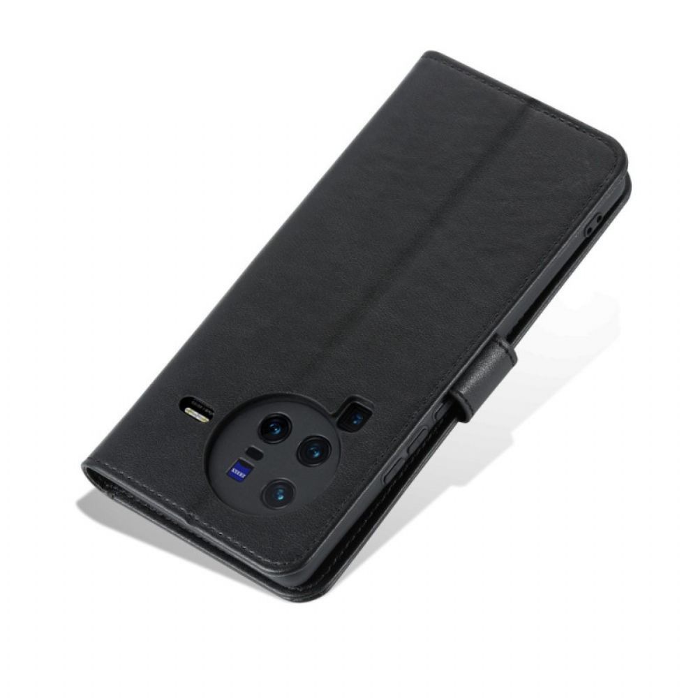 Flip Case Für Vivo X80 Pro Azns Kunstleder