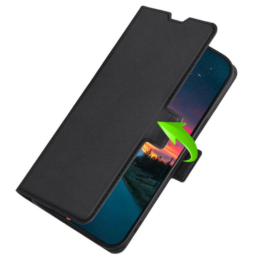 Flip Case Für Vivo X80 Pro Leder-stil