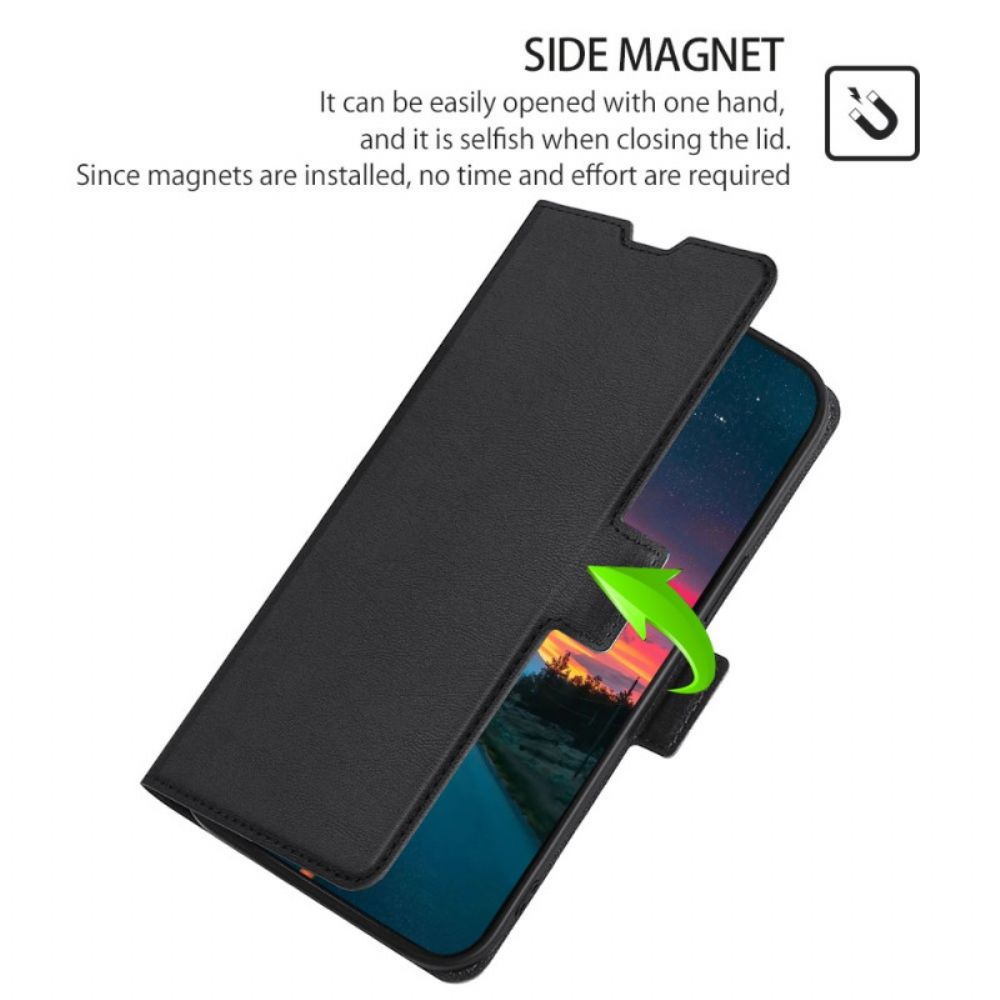 Flip Case Für Vivo X80 Pro Leder-stil