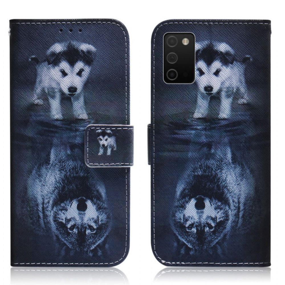 Flip Case Für Samsung Galaxy A03s Ernesto Der Wolf