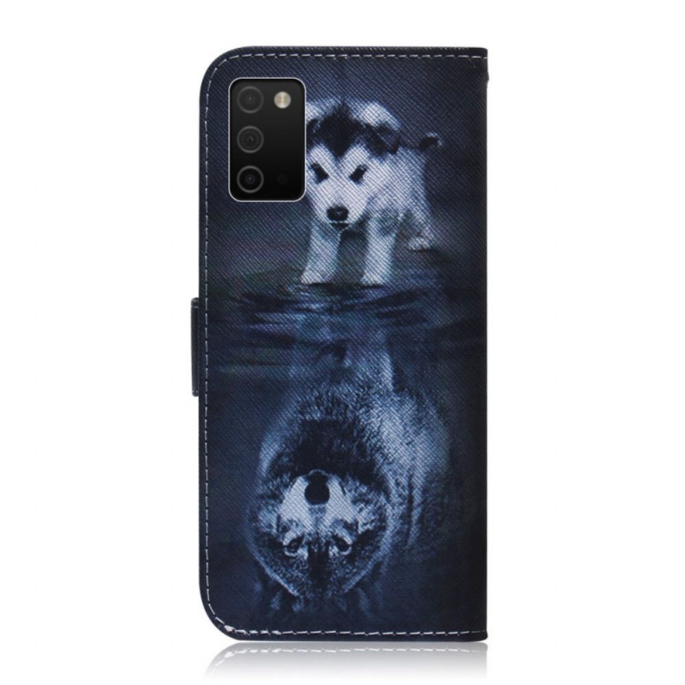 Flip Case Für Samsung Galaxy A03s Ernesto Der Wolf