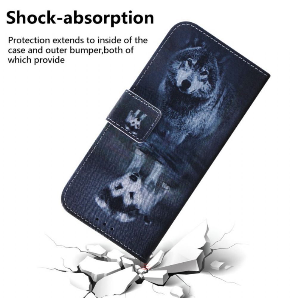 Flip Case Für Samsung Galaxy A03s Ernesto Der Wolf