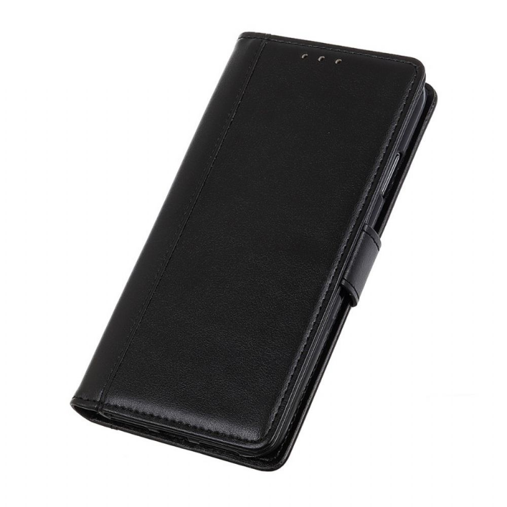 Flip Case Für Samsung Galaxy A03s Stil Leder Eleganz