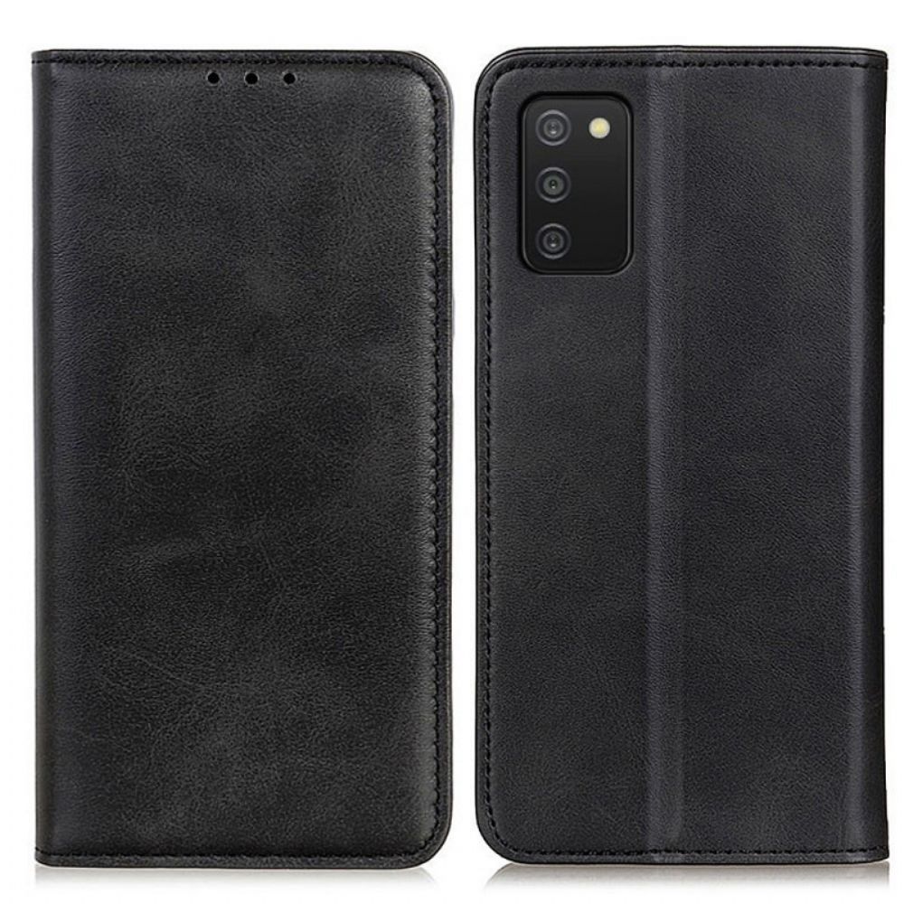 Schutzhülle Für Samsung Galaxy A03s Flip Case Elegance Spaltleder