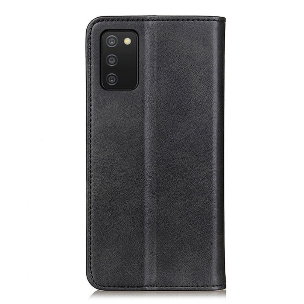 Schutzhülle Für Samsung Galaxy A03s Flip Case Elegance Spaltleder