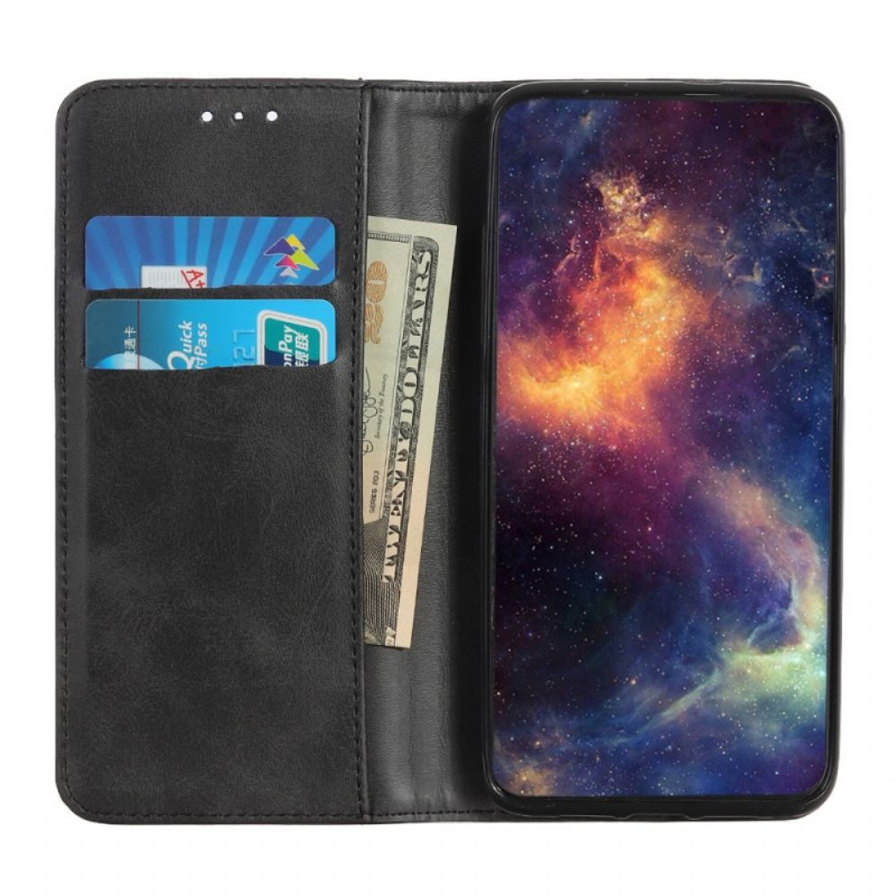 Schutzhülle Für Samsung Galaxy A03s Flip Case Elegance Spaltleder