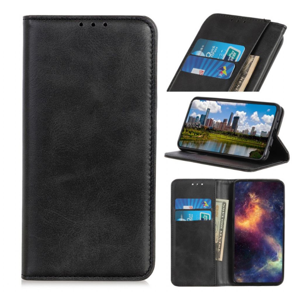 Schutzhülle Für Samsung Galaxy A03s Flip Case Elegance Spaltleder