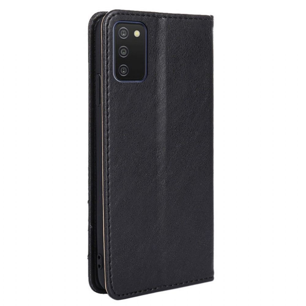 Schutzhülle Für Samsung Galaxy A03s Flip Case Lederoptik Mit Nieten