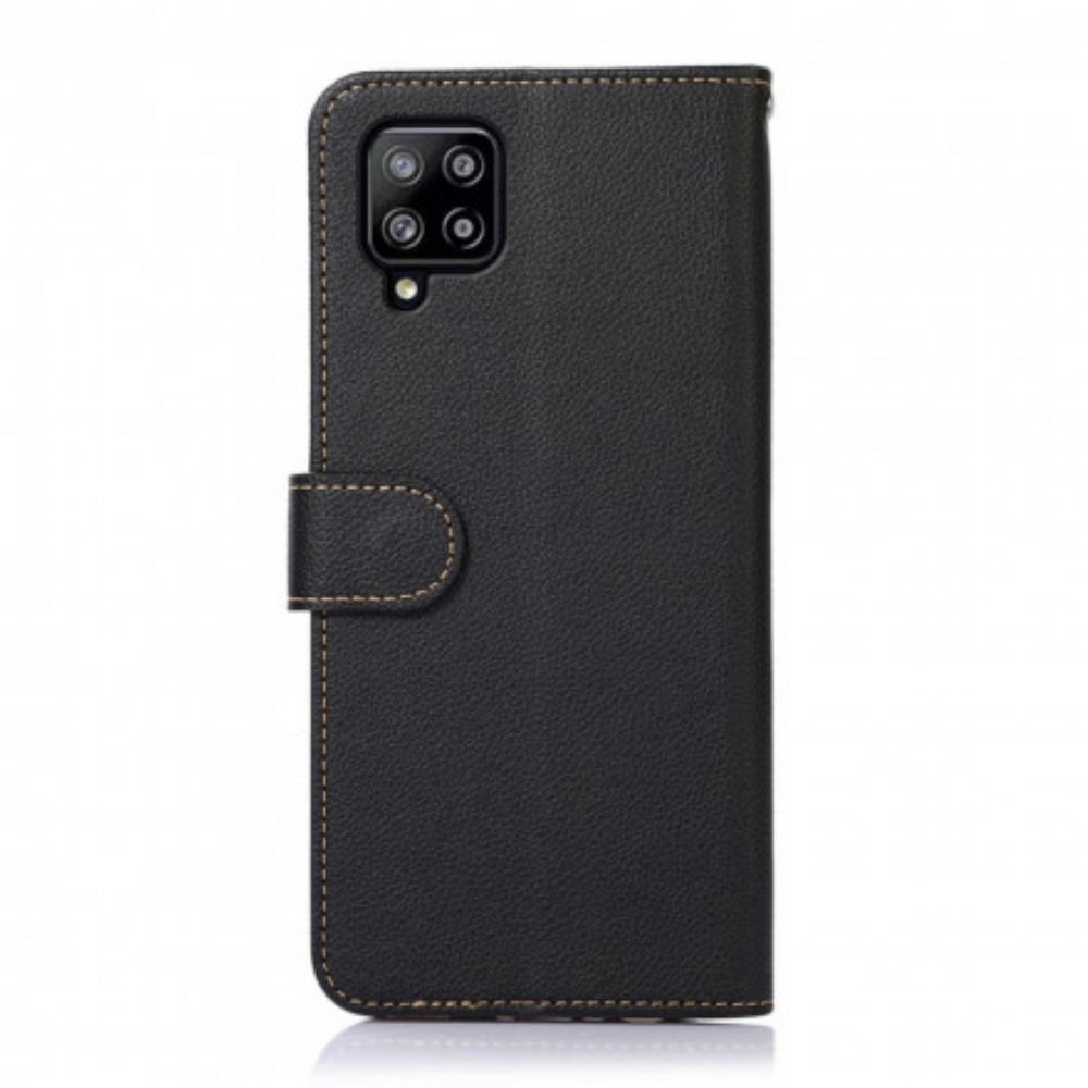 Flip Case Für Samsung Galaxy A22 4G Liche Style Rfid Khazneh