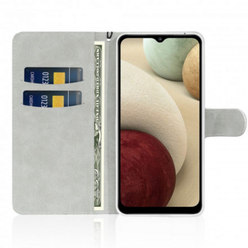 Flip Case Für Samsung Galaxy A22 4G Pailletten S-design