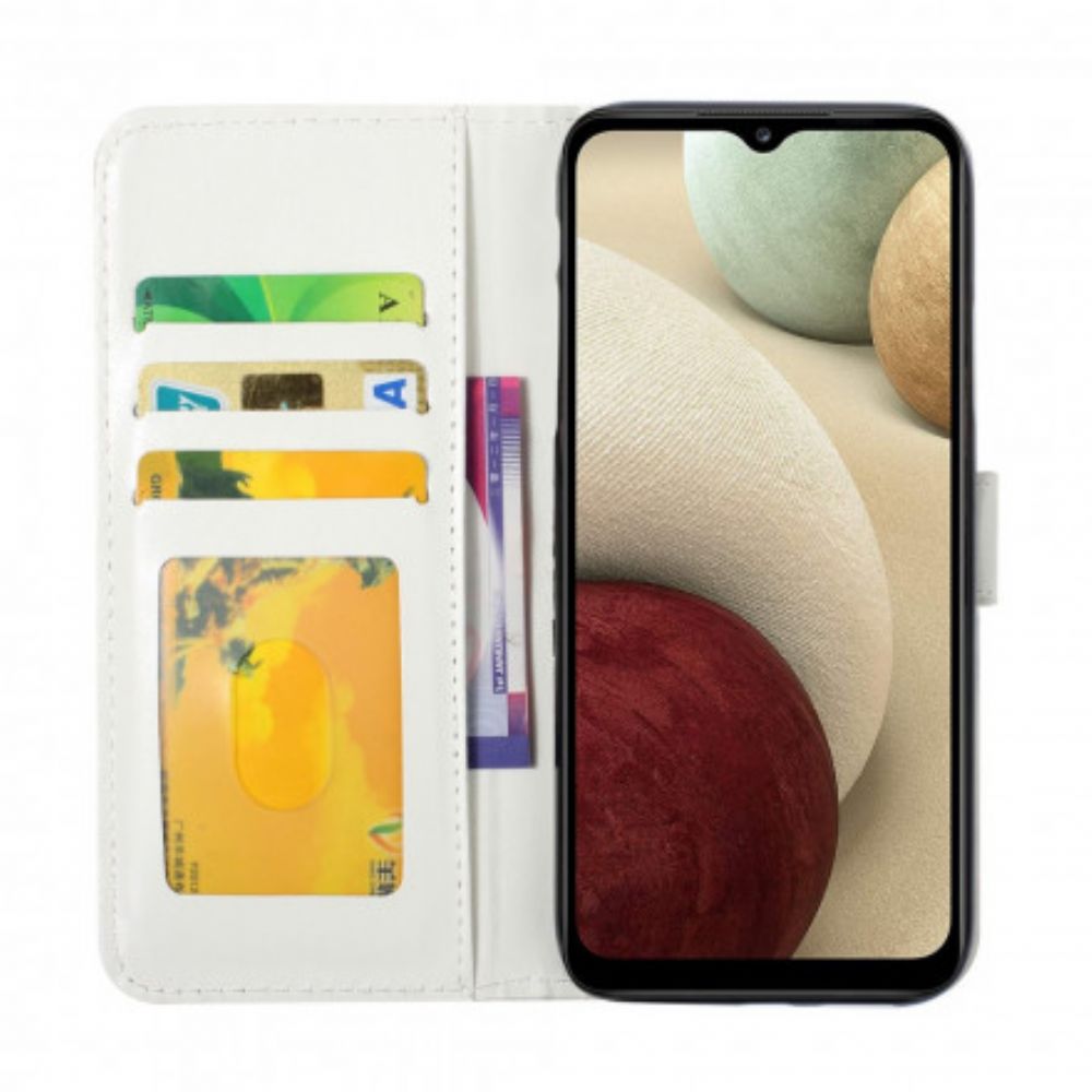 Flip Case Für Samsung Galaxy A22 4G Schicke Spitze