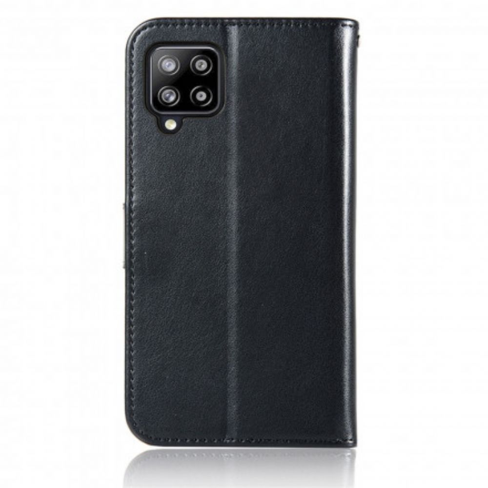 Flip Case Für Samsung Galaxy A22 4G Traumfänger-eule In Lederoptik