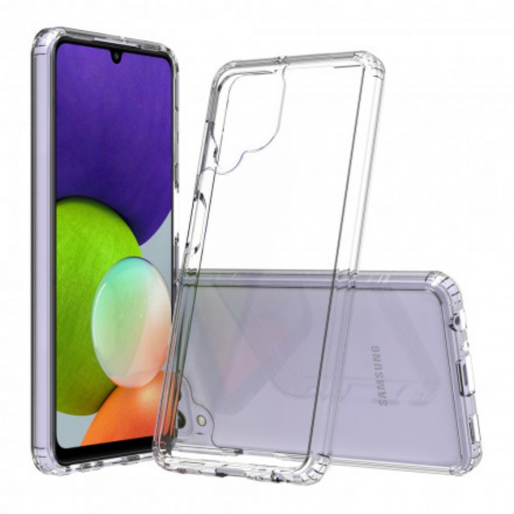 Handyhülle Für Samsung Galaxy A22 4G Transparenter Hybrid