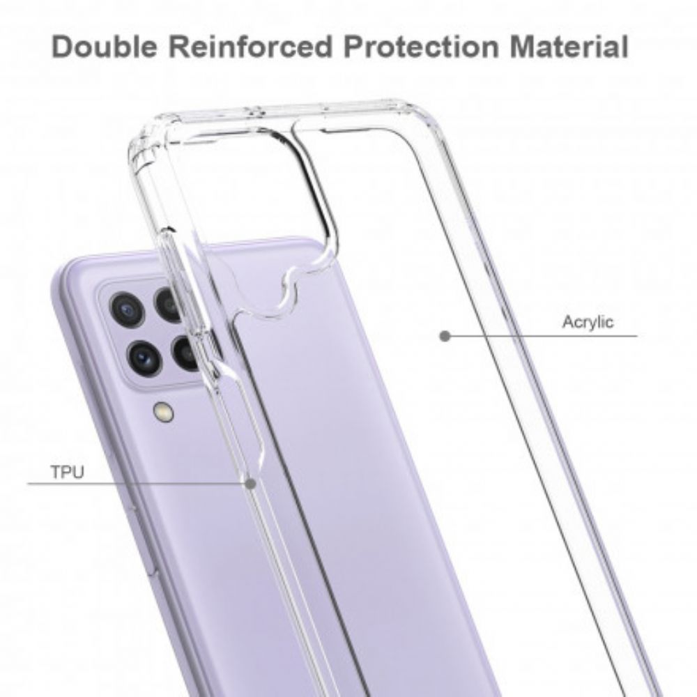 Handyhülle Für Samsung Galaxy A22 4G Transparenter Hybrid