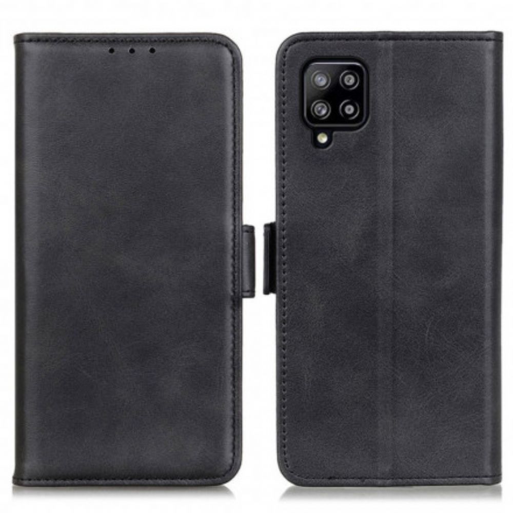 Lederhüllen Für Samsung Galaxy A22 4G Flip Case Vintage Doppelklappe